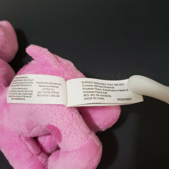 Blue's Clues Magenta Plush Pink Puppy Dog Stuffed Animal 7" - Picture 8 of 10